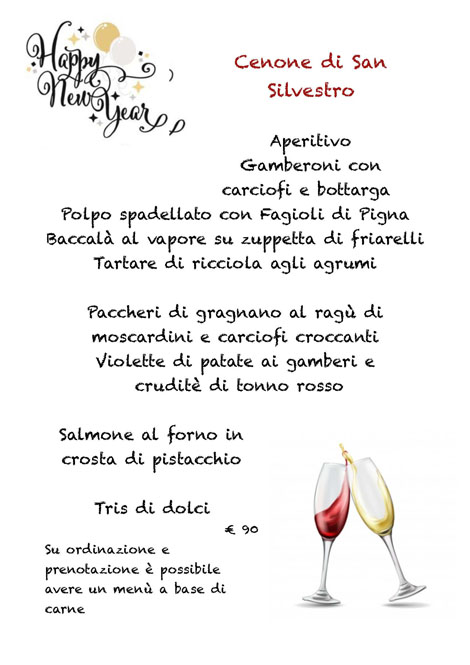 Menu San Silvestro